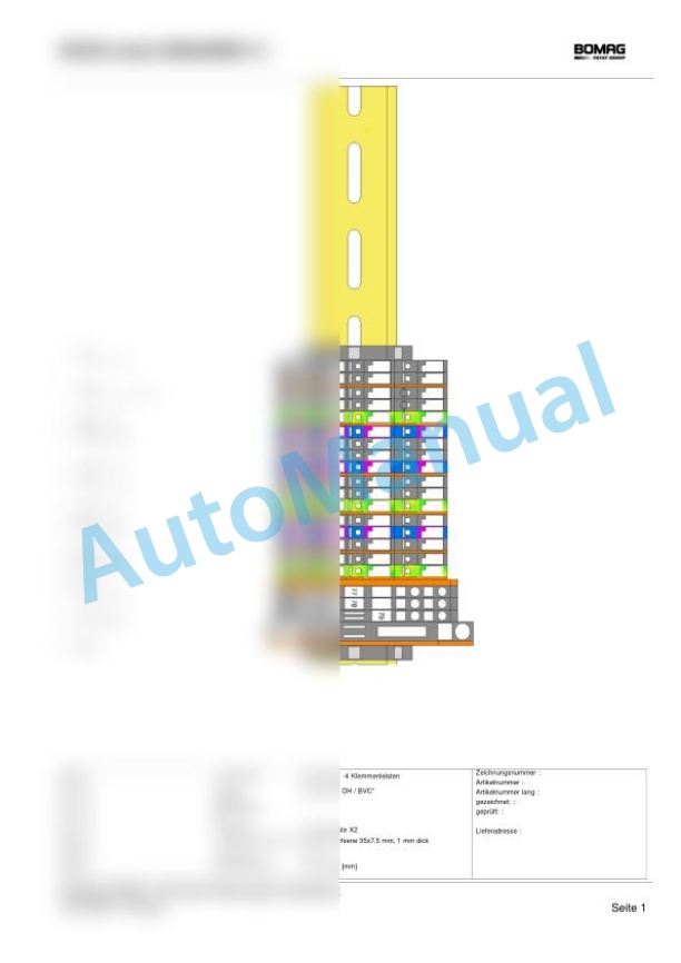 Bomag VARIOCONTROL (BW 213 DH-16) 101 Single Drum Vibratory Rollers Electric, Hydraulic Schematics Diagram 101582121002 - 101582121026 2 Bomag VARIOCONTROL (BW 213 DH-16) 101 Single Drum Vibratory Rollers Electric, Hydraulic Schematics Diagram 101582121002 - 101582121026-2