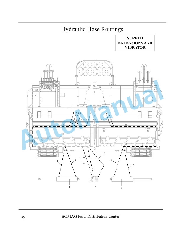 Bomag 3313 Self Propelled Paver Spare Parts Catalogue 0852762 3 Bomag 3313 Self Propelled Paver Spare Parts Catalogue 0852762-3