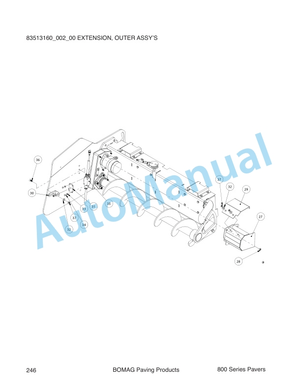 Bomag 815-2 Self Propelled Paver Spare Parts Catalogue 0852807 5 Bomag 815-2 Self Propelled Paver Spare Parts Catalogue 0852807-5