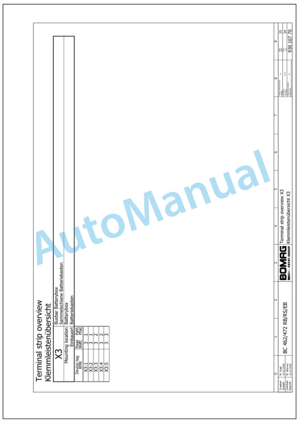 Bomag BC 462 RB, BC 472 RB, BC 472 RS, BC 462 EB Sanitary Landfill Compactor Service Manual 00892355 4 Bomag BC 462 RB, BC 472 RB, BC 472 RS, BC 462 EB Sanitary Landfill Compactor Service Manual 00892355 - Image 4