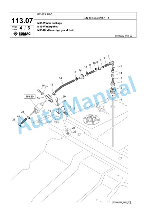 Bomag BC 673 RB-5 Sanitary Landfill Compactor Spare Parts Catalogue 00826253 5 Bomag BC 673 RB-5 Sanitary Landfill Compactor Spare Parts Catalogue 00826253-5