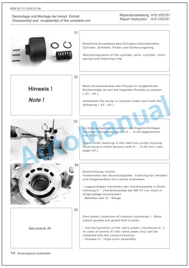Bomag BC 772 RS-2, BC 772 RB-2, BC 672 RS-2, BC 772 EB-2 Sanitary Landfill Compactor Service Manual 00892363 5 Bomag BC 772 RS-2, BC 772 RB-2, BC 672 RS-2, BC 772 EB-2 Sanitary Landfill Compactor Service Manual 00892363 - Image 5