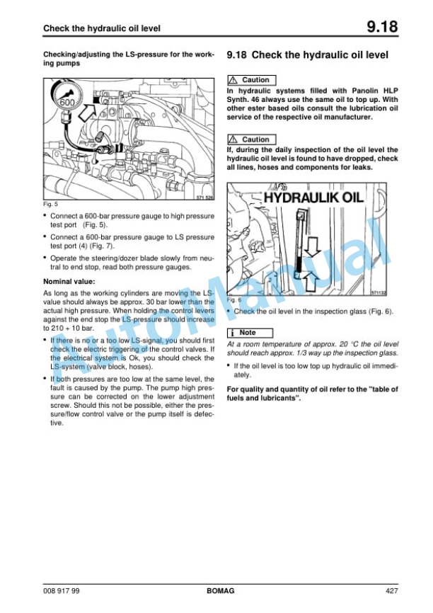 Bomag BC 772 RS-2, BC 772 RB-2, BC 672 RS-2, BC 772 EB-2 Sanitary Landfill Compactor Service Training 00891799 4 Bomag BC 772 RS-2, BC 772 RB-2, BC 672 RS-2, BC 772 EB-2 Sanitary Landfill Compactor Service Training 00891799 - Image 4