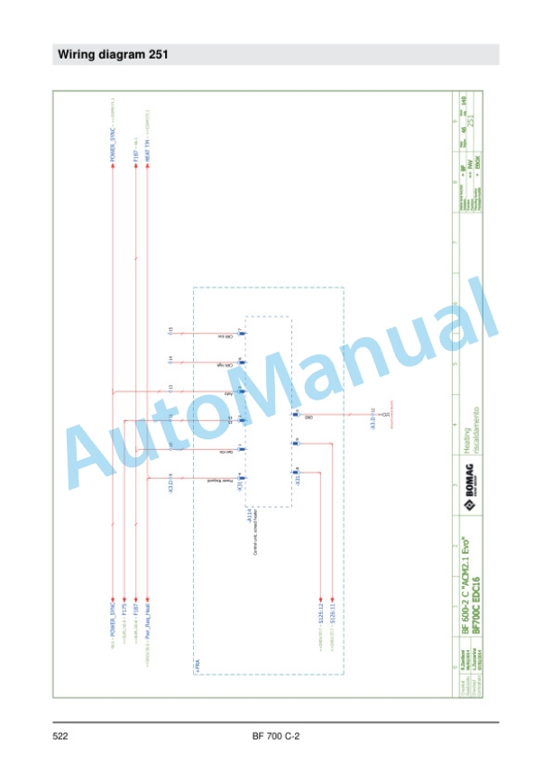Bomag BF 700 C-2 Asphalt Paver Service Manual 00840020 5 Bomag BF 700 C-2 Asphalt Paver Service Manual 00840020-5