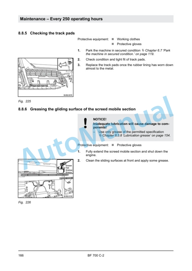 Bomag BF 700 C-2 Paver Operating and Maintenance Instructions 00820031 4 Bomag BF 700 C-2 Paver Operating and Maintenance Instructions 00820031 - Image 4