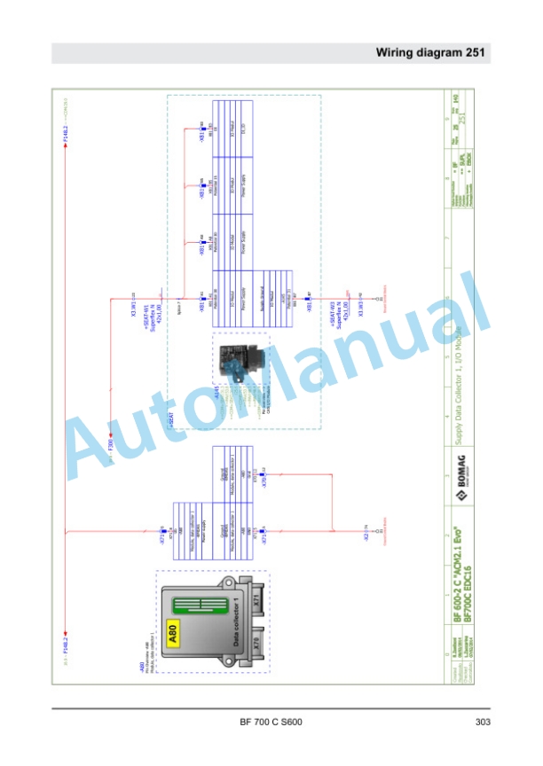 Bomag BF 700 C S600 Paver Service Manual 00840006 3 Bomag BF 700 C S600 Paver Service Manual 00840006 - Image 3