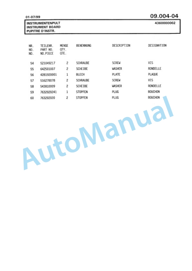 Bomag BG 160T Motor Grader Spare Parts Catalogue 00811214 3 Bomag BG 160T Motor Grader Spare Parts Catalogue 00811214-3