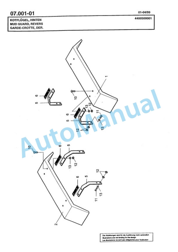 Bomag BG 160T Motor Grader Spare Parts Catalogue 00811233-3