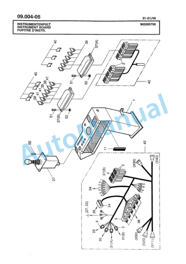 Bomag BG 90 A Motor Grader Spare Parts Catalogue 00811216-3