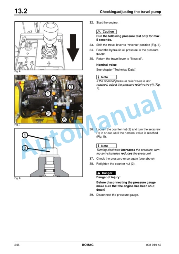 Bomag BM 1000-30-2 to BM 1300-30-2-PB Cold Milling Machine Service Training 00891942 4 Bomag BM 1000-30-2 to BM 1300-30-2-PB Cold Milling Machine Service Training 00891942 - Image 4