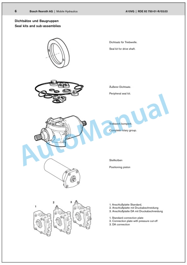 Bomag BM 1000-30, BM 1200-30, BM 1300-30 Cold Milling Machine Service Manual 00891040 3 Bomag BM 1000-30, BM 1200-30, BM 1300-30 Cold Milling Machine Service Manual 00891040 - Image 3