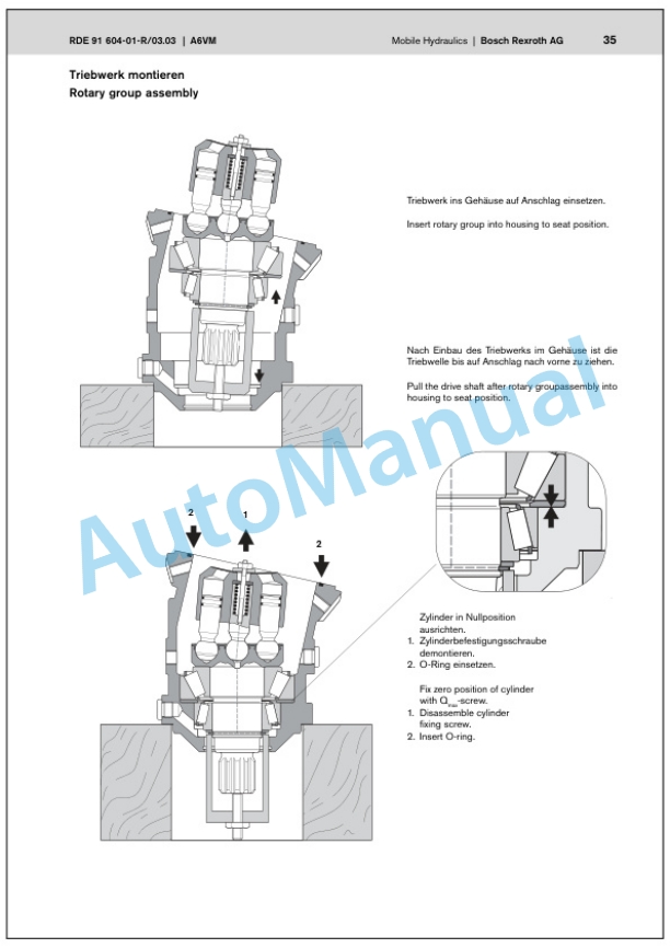 Bomag BM 1000-30, BM 1200-30, BM 1300-30 Cold Milling Machine Service Manual 00891040 4 Bomag BM 1000-30, BM 1200-30, BM 1300-30 Cold Milling Machine Service Manual 00891040 - Image 4