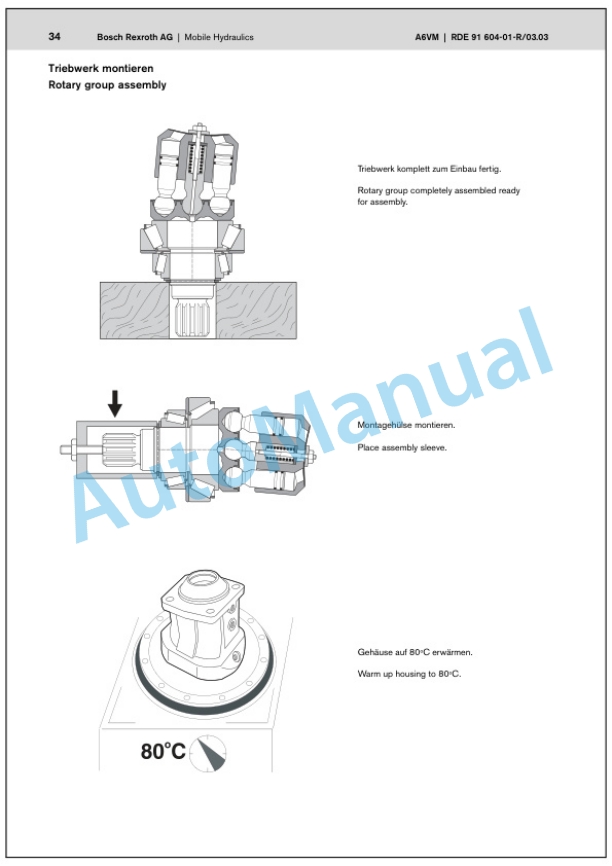 Bomag BM 1000-30, BM 1200-30, BM 1300-30 Cold Milling Machine Service Manual 00891613 3 Bomag BM 1000-30, BM 1200-30, BM 1300-30 Cold Milling Machine Service Manual 00891613 - Image 3