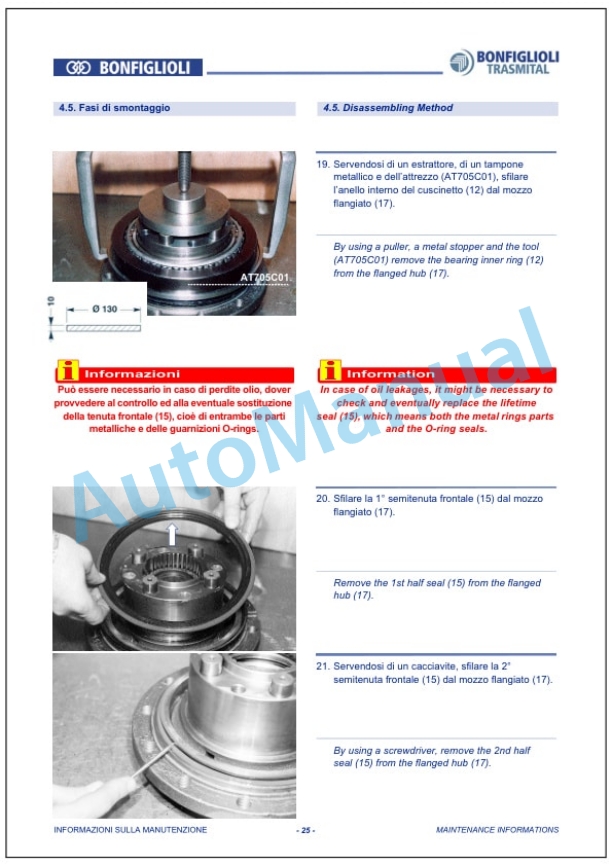Bomag BM 1000-30, BM 1200-30, BM 1300-30 Cold Milling Machine Service Manual 00891613 5 Bomag BM 1000-30, BM 1200-30, BM 1300-30 Cold Milling Machine Service Manual 00891613 - Image 5