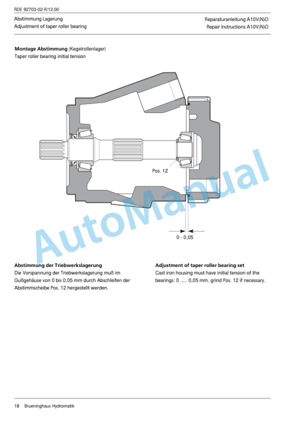 Bomag BM 1000-35 Cold Planer Service Manual 00840000 4 Bomag BM 1000-35 Cold Planer Service Manual 00840000 - Image 4