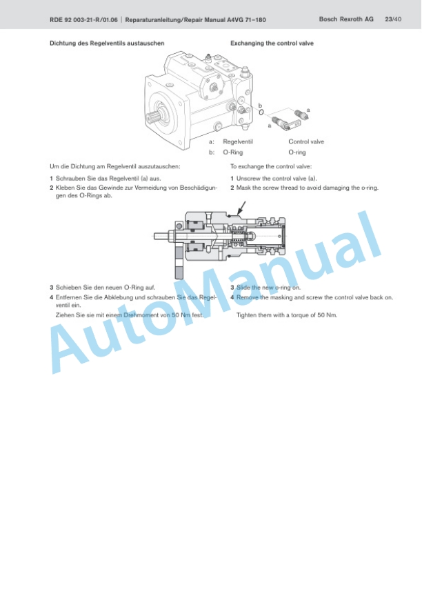 Bomag BM 1000-35 Cold Planer Service Manual 00840000 5 Bomag BM 1000-35 Cold Planer Service Manual 00840000 - Image 5