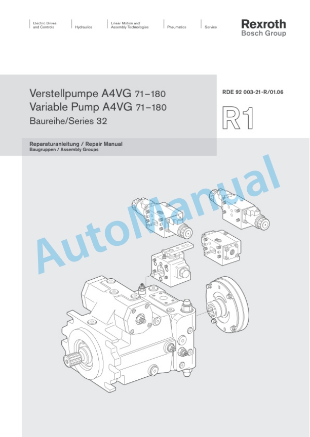 Bomag BM 1300-35 Cold Planer Service Manual 00840112 4 Bomag BM 1300-35 Cold Planer Service Manual 00840112 - Image 4