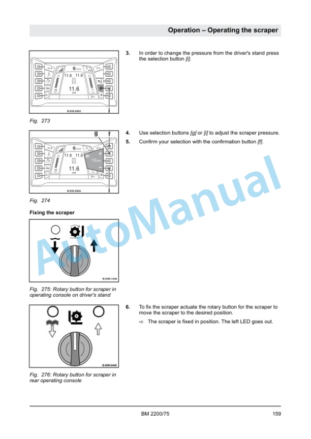 Alternative view of Bomag BM 2200-75 Cold Planer Operating and Maintenance Instructions 00820166