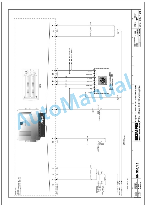 Bomag BM 500-15, BM 600-15 Compact Milling Machine Service Manual 00891685 5 Bomag BM 500-15, BM 600-15 Compact Milling Machine Service Manual 00891685 - Image 5