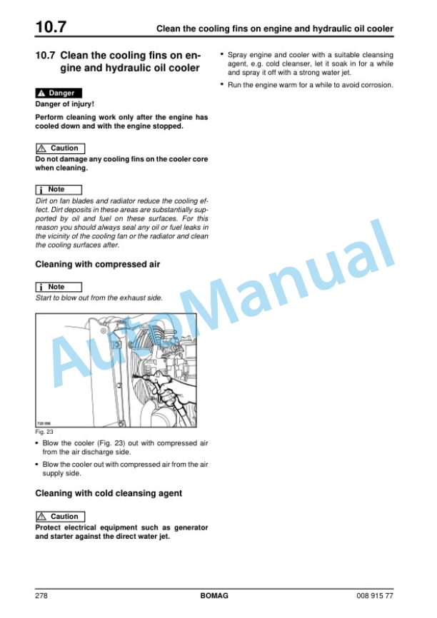 Bomag BMP 8500 Multi Purpose Compactor Service Manual 00891577 3 Bomag BMP 8500 Multi Purpose Compactor Service Manual 00891577 - Image 3