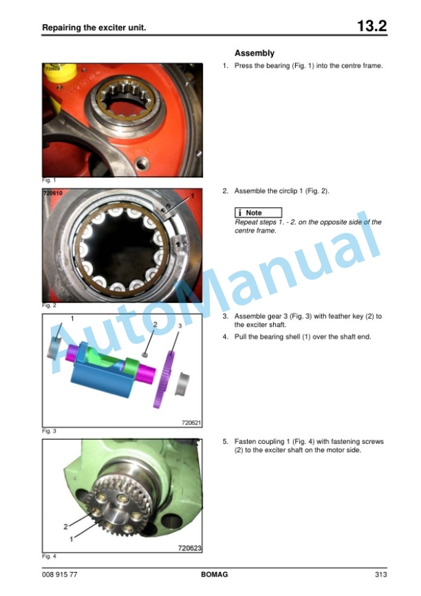 Bomag BMP 8500 Multi Purpose Compactor Service Manual 00891577 4 Bomag BMP 8500 Multi Purpose Compactor Service Manual 00891577 - Image 4