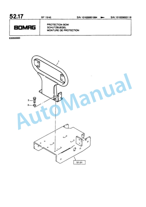 Bomag BP 10-36, BP 15-45 Vibratory Plate Compactor Spare Parts Catalogue 00811814 5 Bomag BP 10-36, BP 15-45 Vibratory Plate Compactor Spare Parts Catalogue 00811814-5
