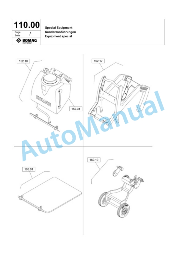 Bomag BP 12-40 Vibratory Plate Compactor Spare Parts Catalogue 00824609 5 Bomag BP 12-40 Vibratory Plate Compactor Spare Parts Catalogue 00824609-5