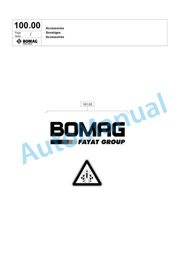 Bomag BP 12-50 A Vibratory Plate Compactor Spare Parts Catalogue 00825027 4 Bomag BP 12-50 A Vibratory Plate Compactor Spare Parts Catalogue 00825027-4