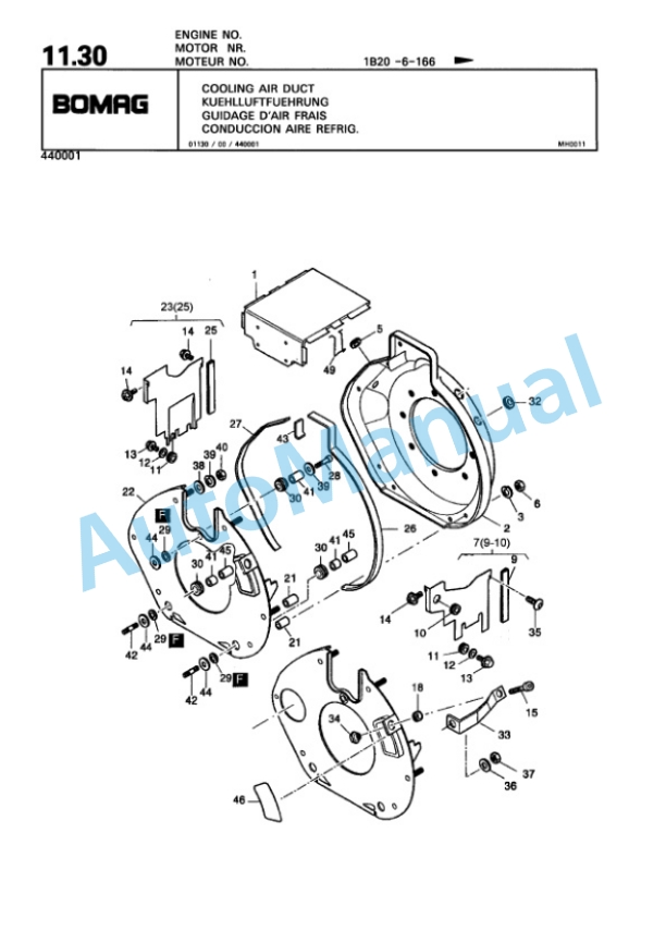 Bomag BP 15-45 D-2 Vibratory Plate Compactor Spare Parts Catalogue 00811824 2 Bomag BP 15-45 D-2 Vibratory Plate Compactor Spare Parts Catalogue 00811824-2