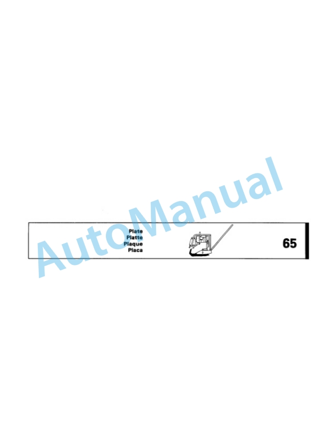 Bomag BP 15-45 D-2 Vibratory Plate Compactor Spare Parts Catalogue 00816409-4