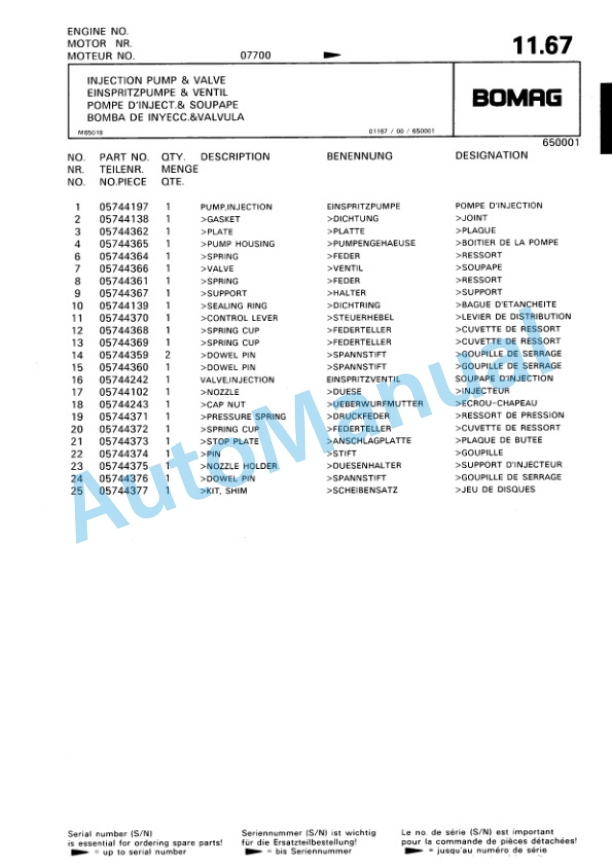 Bomag BP 15-45 D Vibratory Plate Compactor Spare Parts Catalogue 00811822 2 Bomag BP 15-45 D Vibratory Plate Compactor Spare Parts Catalogue 00811822-2