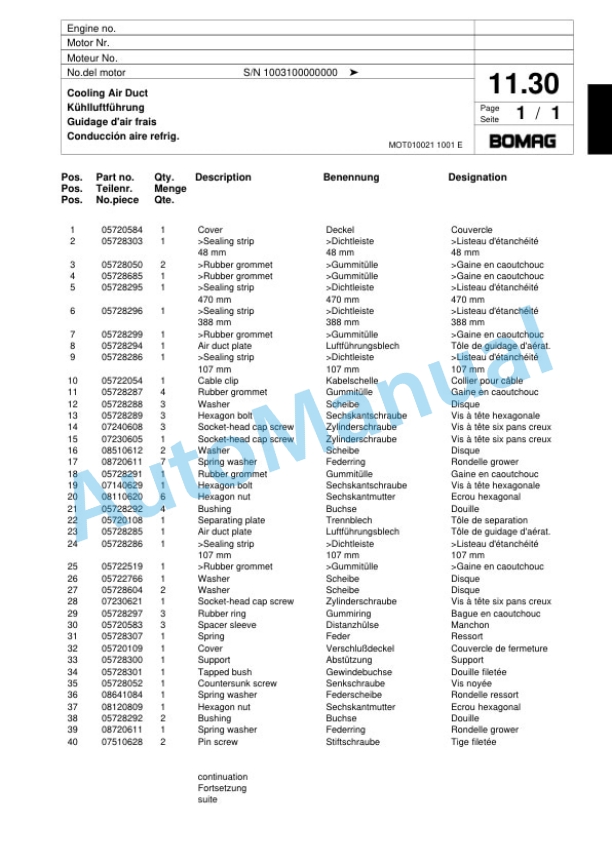 Bomag BP 18-45 D-2 Vibratory Plate Compactor Spare Parts Catalogue 00818459 2 Bomag BP 18-45 D-2 Vibratory Plate Compactor Spare Parts Catalogue 00818459-2