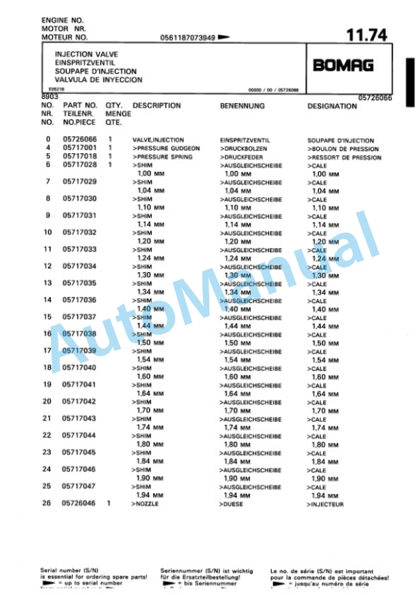 Bomag BP 20-48 D Vibratory Plate Compactor Spare Parts Catalogue 00819915 2 Bomag BP 20-48 D Vibratory Plate Compactor Spare Parts Catalogue 00819915-2