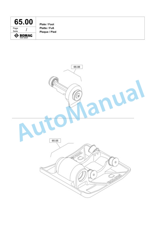 Bomag BP 20-50 D Vibratory Plate Compactor Spare Parts Catalogue 00818749 3 Bomag BP 20-50 D Vibratory Plate Compactor Spare Parts Catalogue 00818749-3