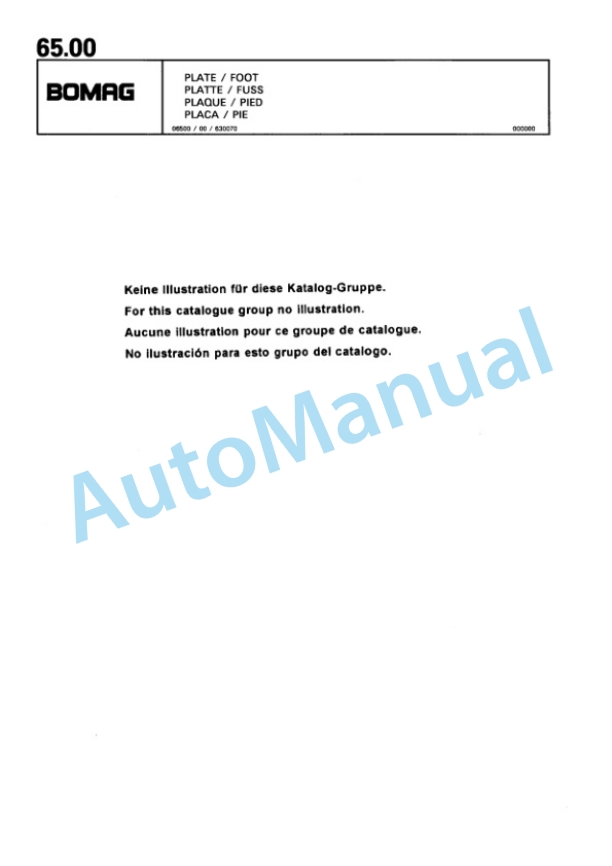 Bomag BP 23-48 Vibratory Plate Compactor Spare Parts Catalogue 00819919 3 Bomag BP 23-48 Vibratory Plate Compactor Spare Parts Catalogue 00819919-3