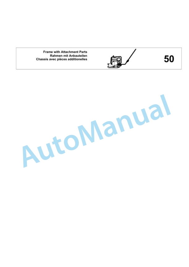 Bomag BP 25-50 Vibratory Plate Compactor Spare Parts Catalogue 00827337-2