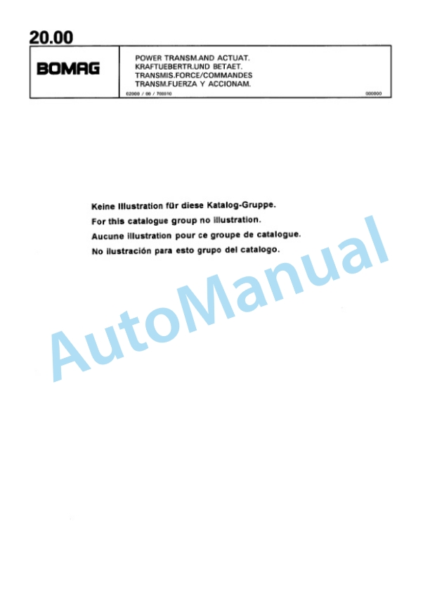 Bomag BPH 80-65 S Vibratory Plate Compactor Spare Parts Catalogue 00810109 2 Bomag BPH 80-65 S Vibratory Plate Compactor Spare Parts Catalogue 00810109-2