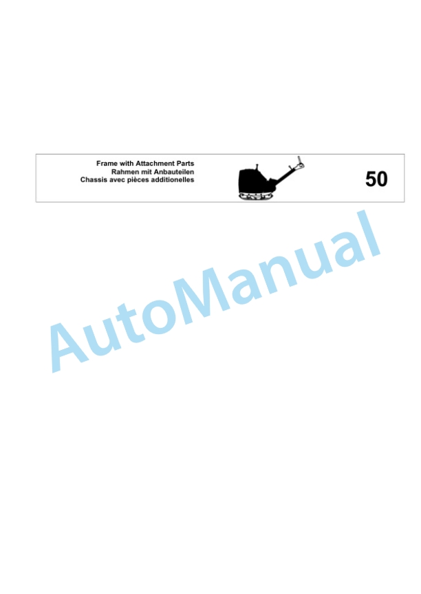 Bomag BPR 100-80 D Vibratory Plate Compactor Spare Parts Catalogue 00825793 2 Bomag BPR 100-80 D Vibratory Plate Compactor Spare Parts Catalogue 00825793-2