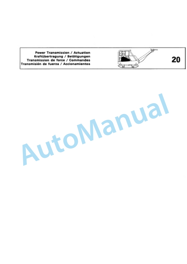Bomag BPR 30-38-3, BPR 35-38-3 Vibratory Plate Compactor Spare Parts Catalogue 00811419 2 Bomag BPR 30-38-3, BPR 35-38-3 Vibratory Plate Compactor Spare Parts Catalogue 00811419-2