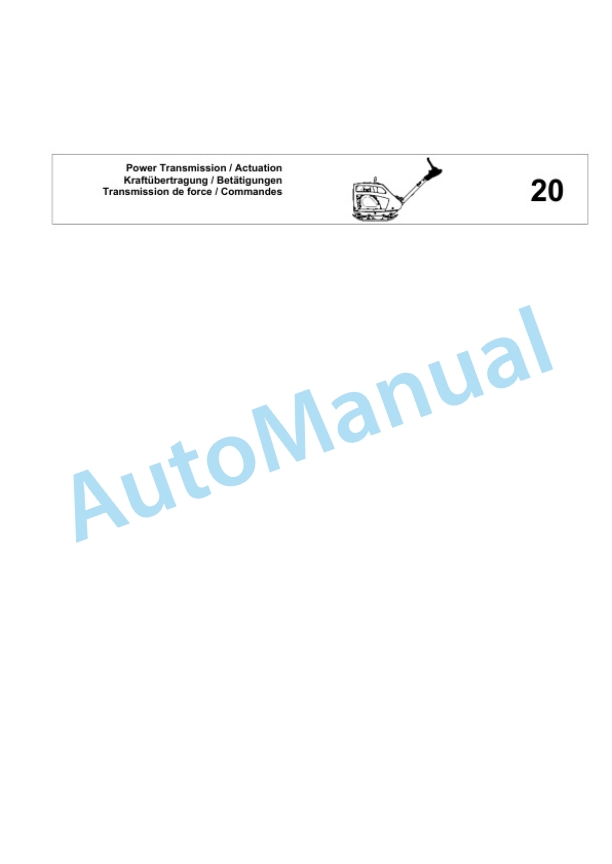 Bomag BPR 35-42 D-H Vibratory Plate Compactor Spare Parts Catalogue 00825527 2 Bomag BPR 35-42 D-H Vibratory Plate Compactor Spare Parts Catalogue 00825527-2