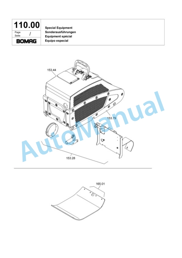 Bomag BPR 35-60 D-E Vibratory Plate Compactor Spare Parts Catalogue 00818763 5 Bomag BPR 35-60 D-E Vibratory Plate Compactor Spare Parts Catalogue 00818763-5