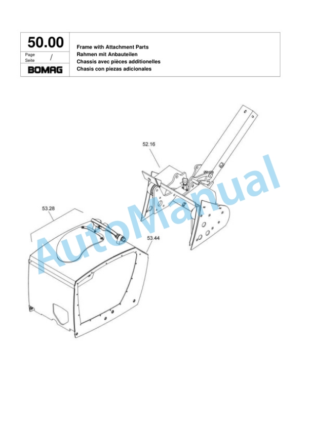 Bomag BPR 45-55 Vibratory Plate Compactor Spare Parts Catalogue 00818503 2 Bomag BPR 45-55 Vibratory Plate Compactor Spare Parts Catalogue 00818503-2