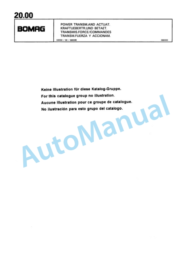 Bomag BPR 50-52 D-2. BPR 55-52 D-2, BPR 60-52 D-2 Vibratory Plate Compactor Spare Parts Catalogue 00811351 2 Bomag BPR 50-52 D-2. BPR 55-52 D-2, BPR 60-52 D-2 Vibratory Plate Compactor Spare Parts Catalogue 00811351-2