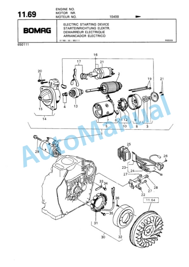 Bomag BPR 50-52 D, BPR 55-52 D Vibratory Plate Compactor Spare Parts Catalogue 00813406 2 Bomag BPR 50-52 D, BPR 55-52 D Vibratory Plate Compactor Spare Parts Catalogue 00813406-2