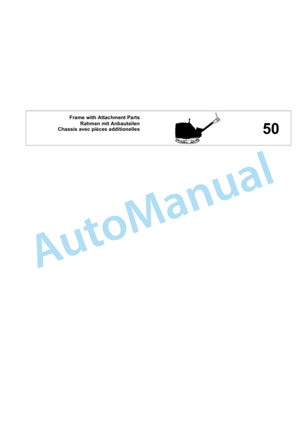 Bomag BPR 50-55 D Vibratory Plate Compactor Spare Parts Catalogue 00826835 2 Bomag BPR 50-55 D Vibratory Plate Compactor Spare Parts Catalogue 00826835-2