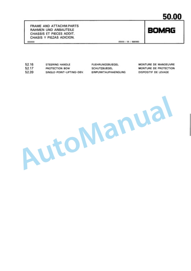 Bomag BPR 75-60 D-3 Vibratory Plate Compactor Spare Parts Catalogue 00811414 3 Bomag BPR 75-60 D-3 Vibratory Plate Compactor Spare Parts Catalogue 00811414-3