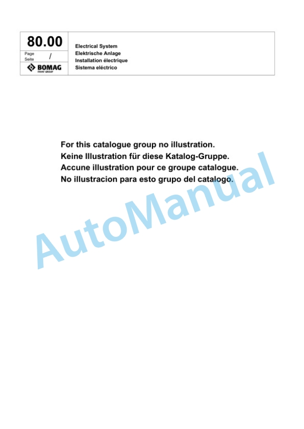 Bomag BPR 75-60 D-3 Vibratory Plate Compactor Spare Parts Catalogue 00818159 4 Bomag BPR 75-60 D-3 Vibratory Plate Compactor Spare Parts Catalogue 00818159-4