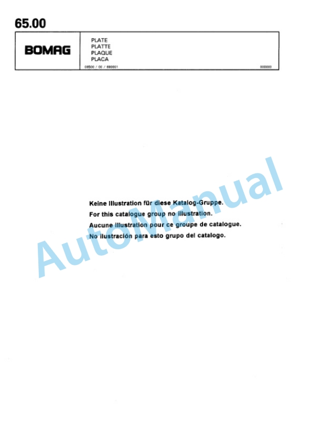 Bomag BPR 75-60 D, BPR 80-60 D Vibratory Plate Compactor Spare Parts Catalogue 00813403 4 Bomag BPR 75-60 D, BPR 80-60 D Vibratory Plate Compactor Spare Parts Catalogue 00813403-4