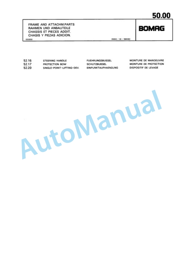 Bomag BPR 75-60 HD-3 Vibratory Plate Compactor Spare Parts Catalogue 00811413 3 Bomag BPR 75-60 HD-3 Vibratory Plate Compactor Spare Parts Catalogue 00811413-3