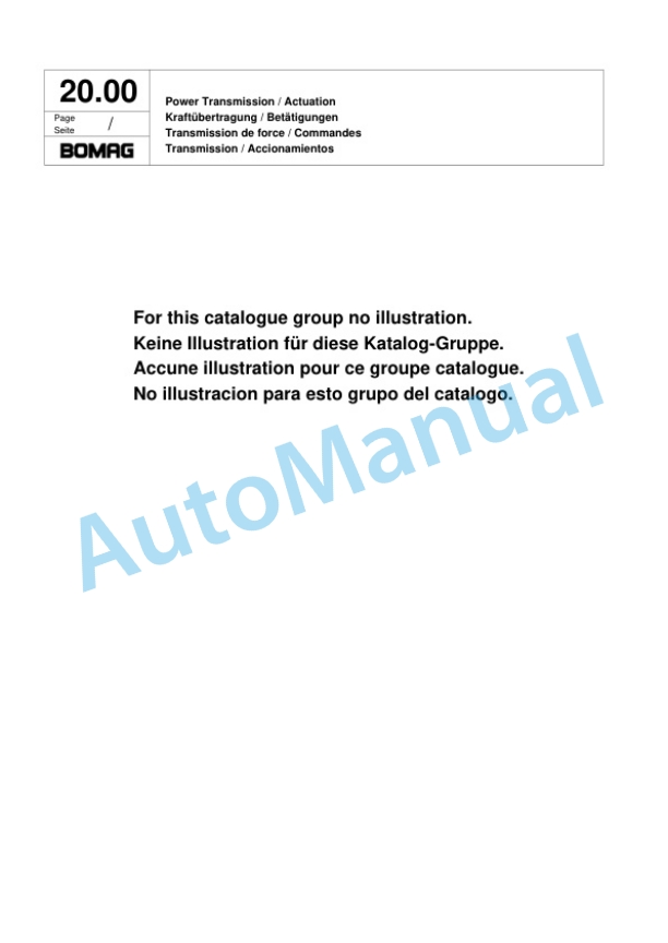 Bomag BPR 75-60 HD-3 Vibratory Plate Compactor Spare Parts Catalogue 00817448 2 Bomag BPR 75-60 HD-3 Vibratory Plate Compactor Spare Parts Catalogue 00817448-2